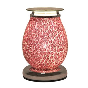 40W Electric Touch Aroma Lamp - Pink Animal Print 18cm Sajaroo Gifts