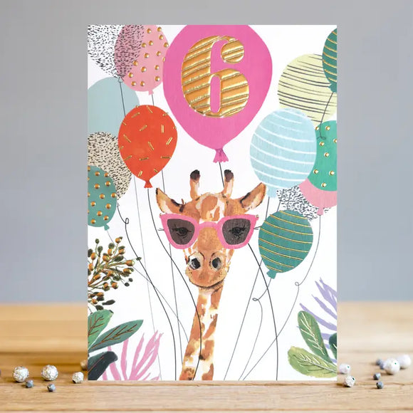 6th Birthday Giraffe Sajaroo Gifts