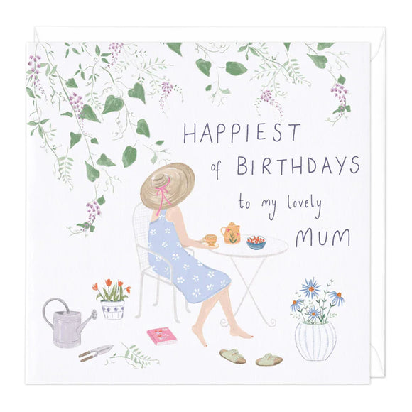 Lovely Mum Happiest of Birthdays Card Sajaroo Gifts