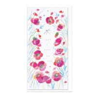 Pink Florals Slim Just To Say Card Sajaroo Gifts