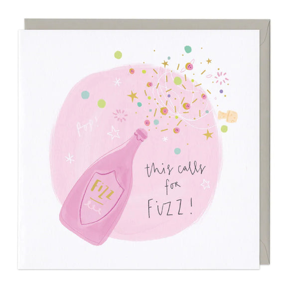 This Calls For Fizz Congratulations Card Sajaroo Gifts