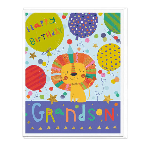 Happy Birthday Grandson Card Sajaroo Gifts