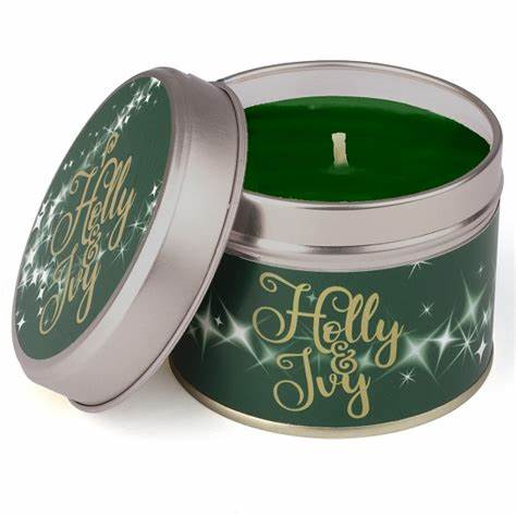 Pintail Holly And Ivy Scented Candle Sajaroo Gifts