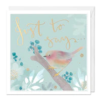 Just To Say Luxury Greeting Card Sajaroo Gifts