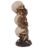 Hear No Speak No See No Evil Skull Totem Decoration Sajaroo Gifts