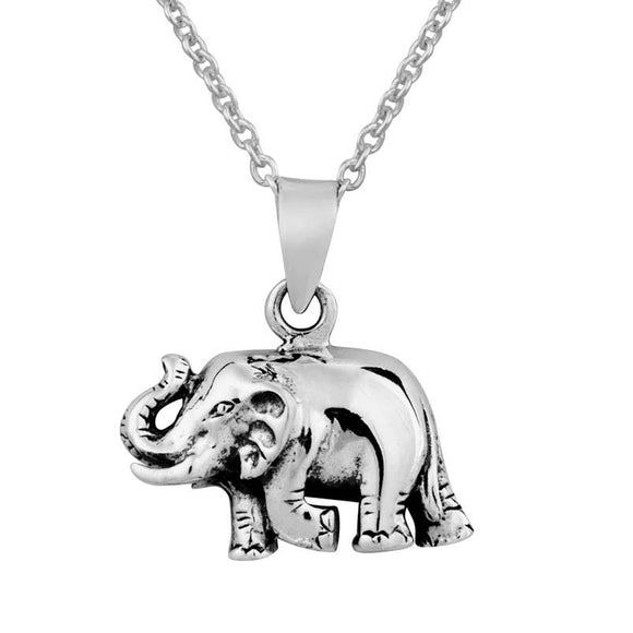 Beautiful Elephant Pendant Silver Jewellery Cavern Wholesale