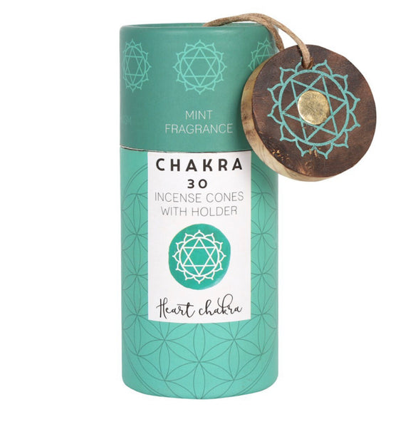 Chakra Incense Cones Mint for Heart Sajaroo Gifts