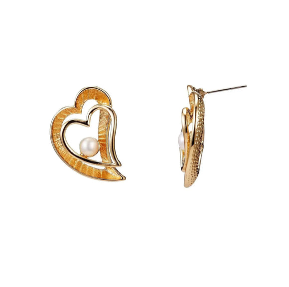Golden Kaba stud earrings Sajaroo Gifts