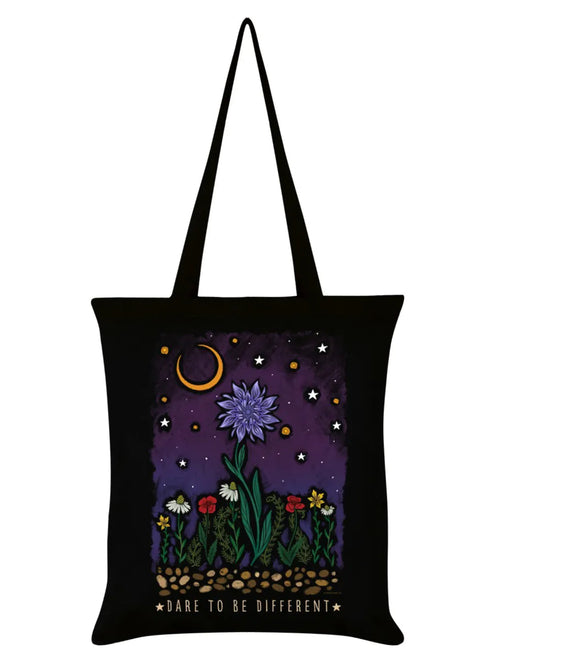Force of Nature Dare To Be Different Black Tote Bag Sajaroo Gifts