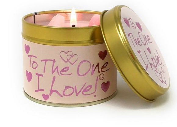 Lily-Flame To The One I Love Scented Candle Tin Sajaroo Gifts
