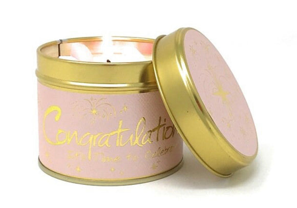 Lily-Flame Congratulations! Scented Candle Sajaroo Gifts