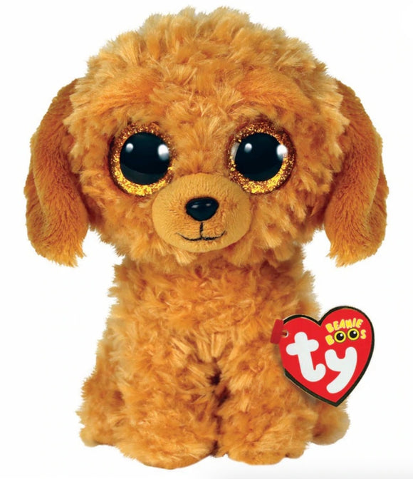 Noodles Dog Beanie Boo Soft Toy TY 16CM Sajaroo Gifts