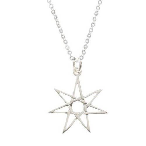 Beautiful 925 Silver Starburst Necklace Silver Jewellery Cavern Wholesale