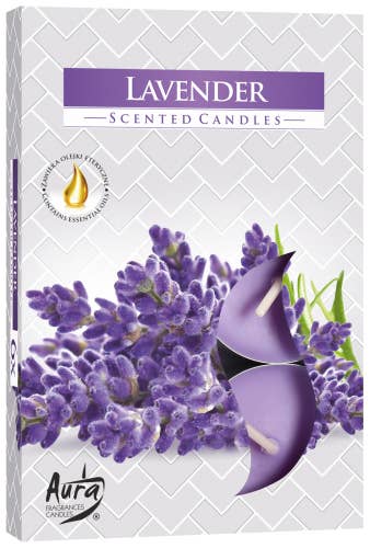 STL-18 - Set of 6 Scented Tealights - Lavender Ancient Wisdom