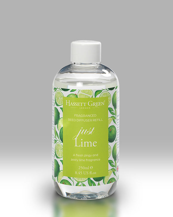 Hassett Green Just Lime Premium Fragrance Oil Diffuser Refill Sajaroo Gifts