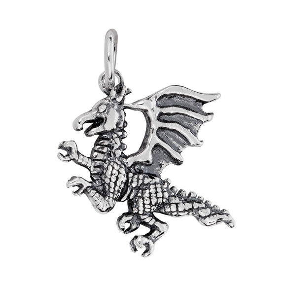 Dainty Silver Dragon Pendant Silver Jewellery Cavern Wholesale