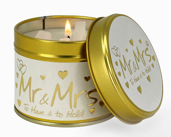 Lily-Flame Mr & Mrs Scented Candle Sajaroo Gifts