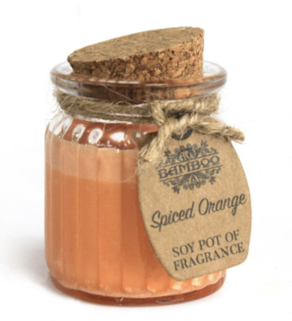 Spiced Orange Soy Pot of Fragrance Candle Sajaroo Gifts