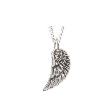 Angel Wing Charm Pendant Silver Jewellery Cavern Wholesale