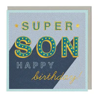 Super Son Birthday Card Sajaroo Gifts