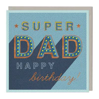 Super Dad Birthday Card Sajaroo Gifts