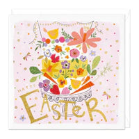 Happy Easter Floral Cake Stand Card Sajaroo Gifts