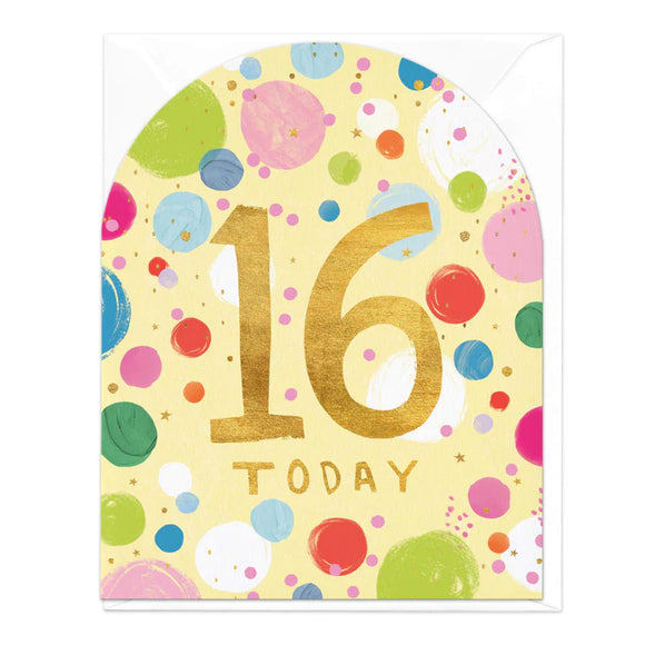 16 Today Birthday Card Sajaroo Gifts