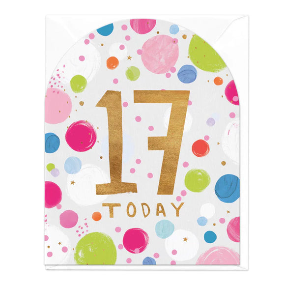 17 Today Birthday Card Sajaroo Gifts