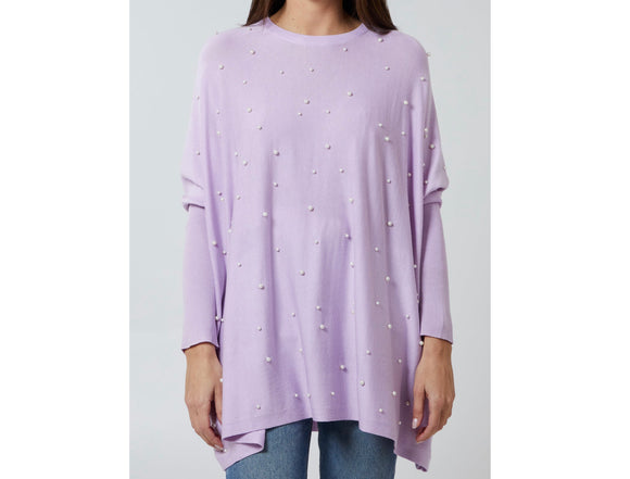 Scattered Pearl Oversize Batwing Jumper Sajaroo Gifts