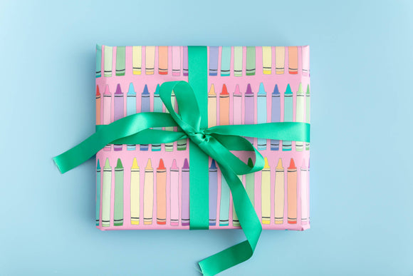 Crayon Gift Wrap | Wrapping Paper | Baby Shower Gift Wrap You've got pen on your face
