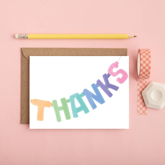 Thank you Greeting Card You've got pen on your face